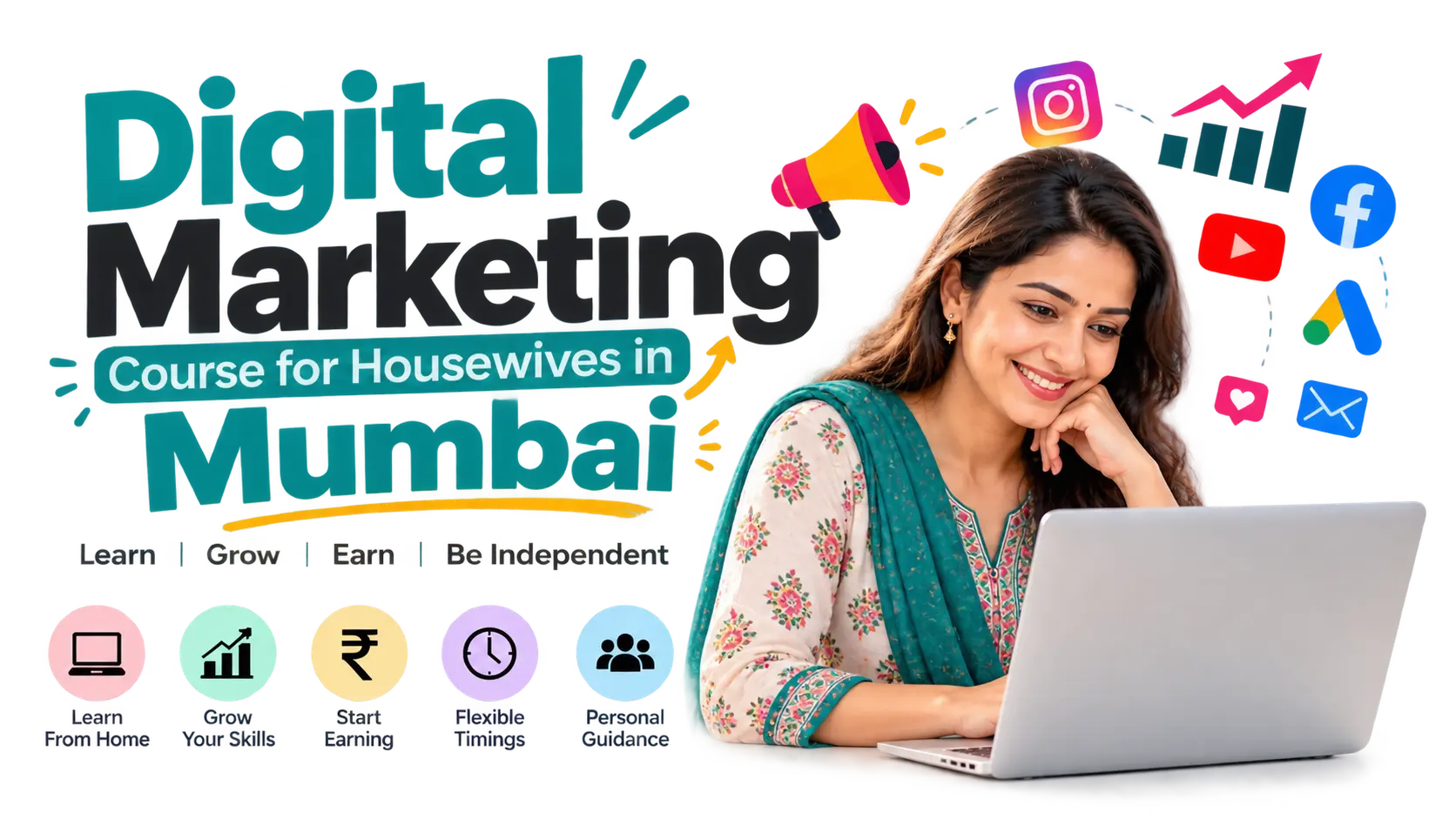 You are currently viewing Digital Marketing Course for Housewives in Mumbai (Online)