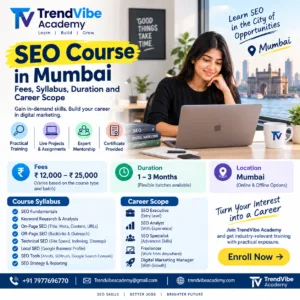 Read more about the article SEO Course in Mumbai: Fees, Syllabus, Duration and Career Scope
