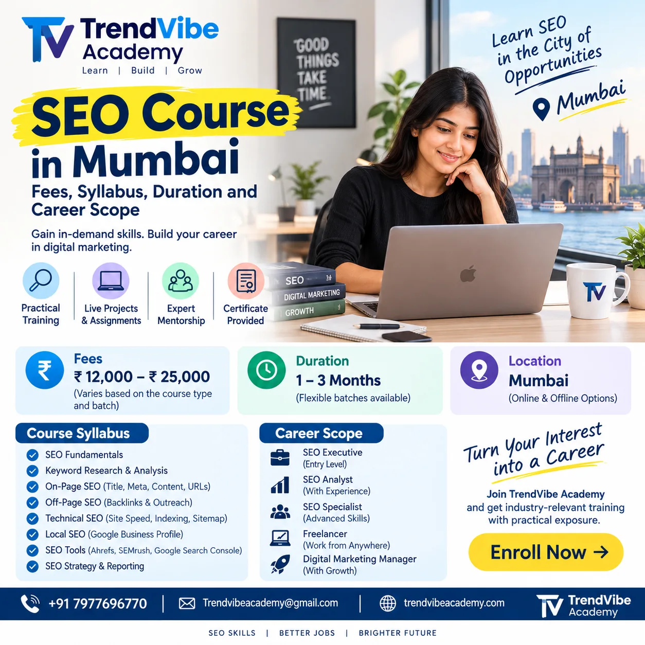 You are currently viewing SEO Course in Mumbai: Fees, Syllabus, Duration and Career Scope